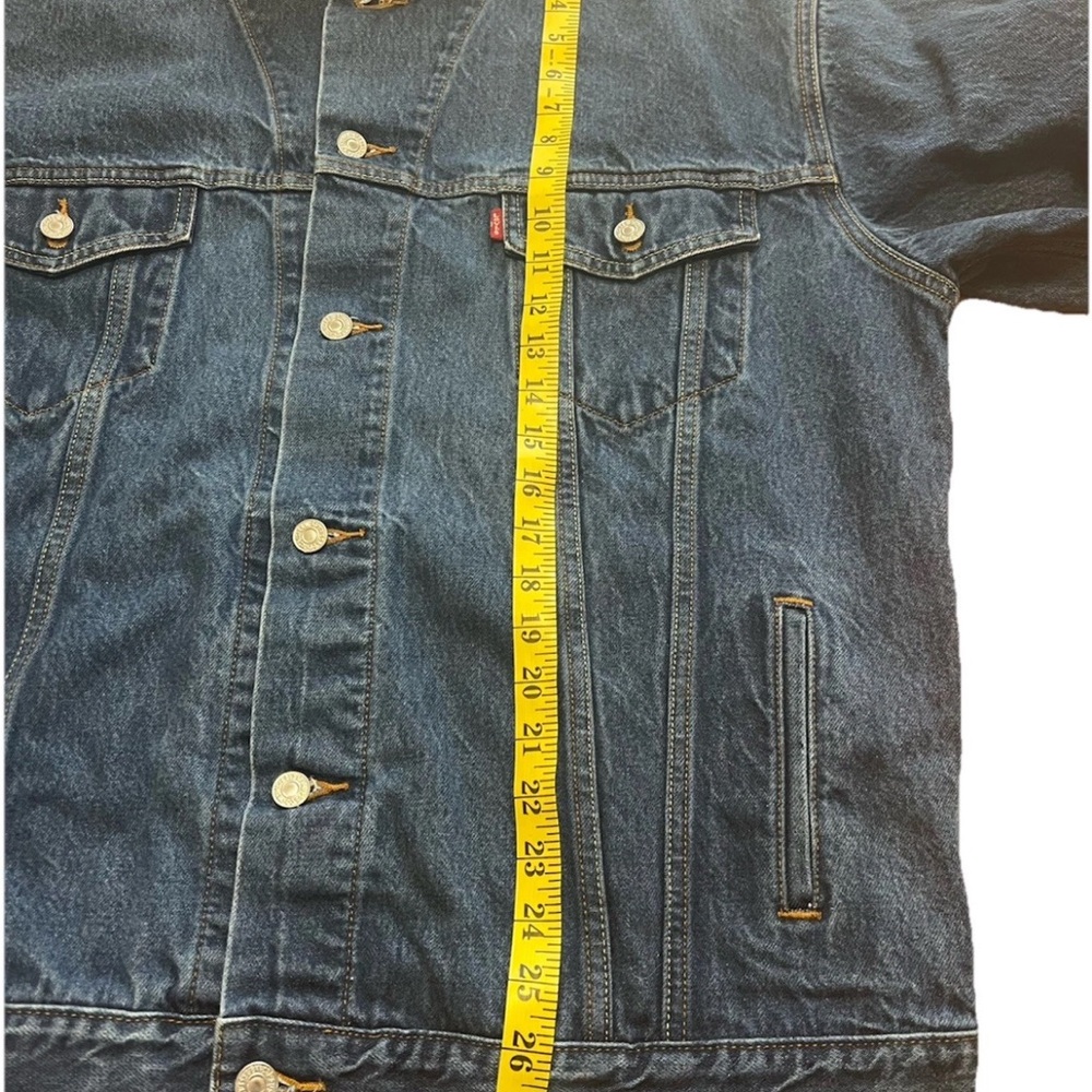 Levi's Dark Blue Denim Jacket - Classic Truckers Style - Picture 5 of 9
